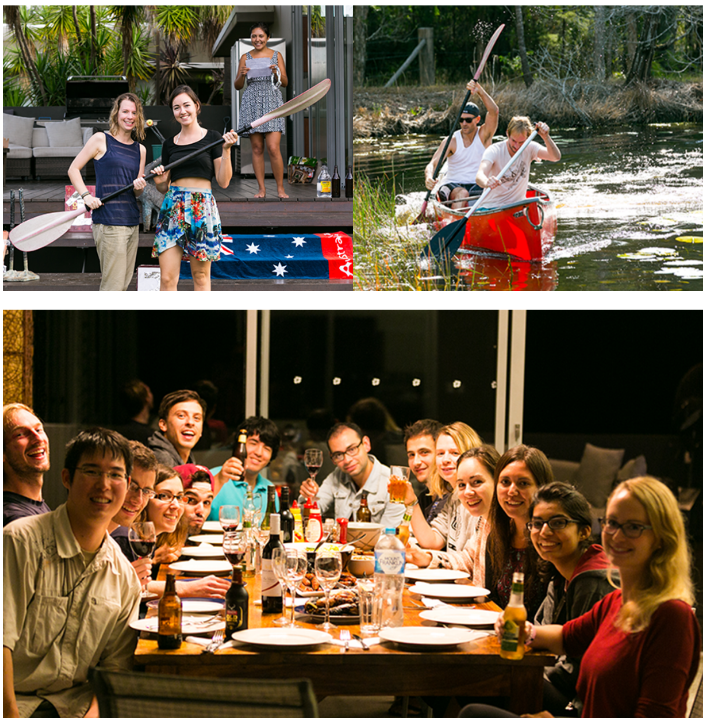 Ultimate Frisbee, BBQs, campfire sing-a-longs, canoe races and team building fun.